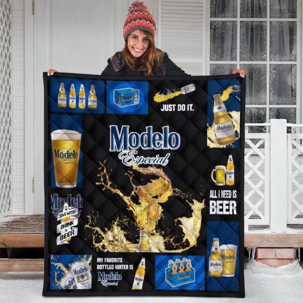 modelo especial quilt blanket all i need is beer gift idea koxeg