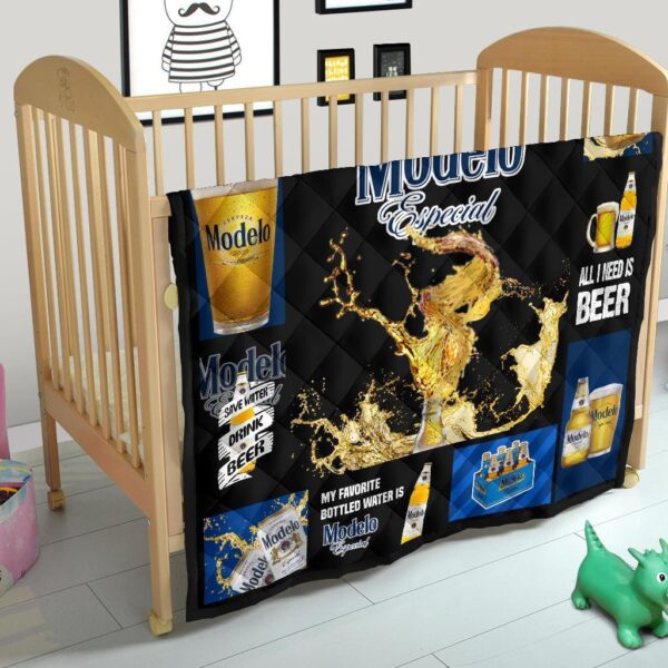 modelo especial quilt blanket all i need is beer gift idea pqdds