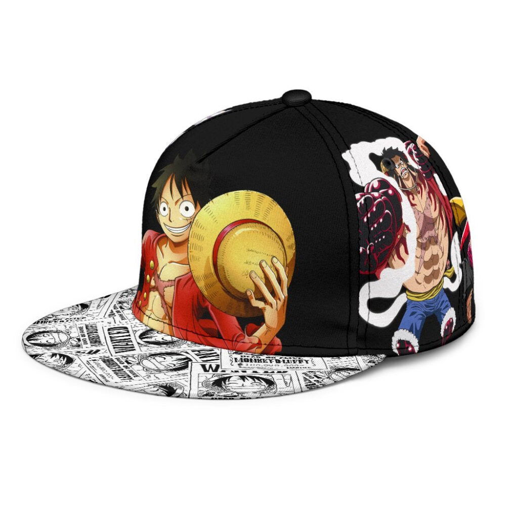 Monkey D. Luffy Snapback Hat One Piece Anime Fan Gift