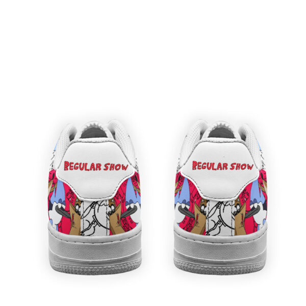 mordecai and rigby regular show sneakers custom cartoon shoes h46lu