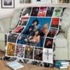 motley crue fleece blanket for music band fan gift idea bnv28