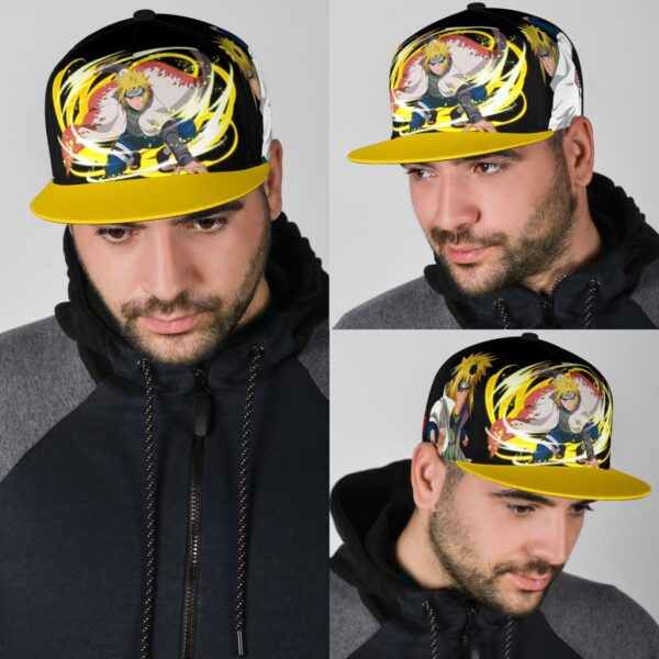 namikaze minato snapback hat naruto custom anime hat aqv7q