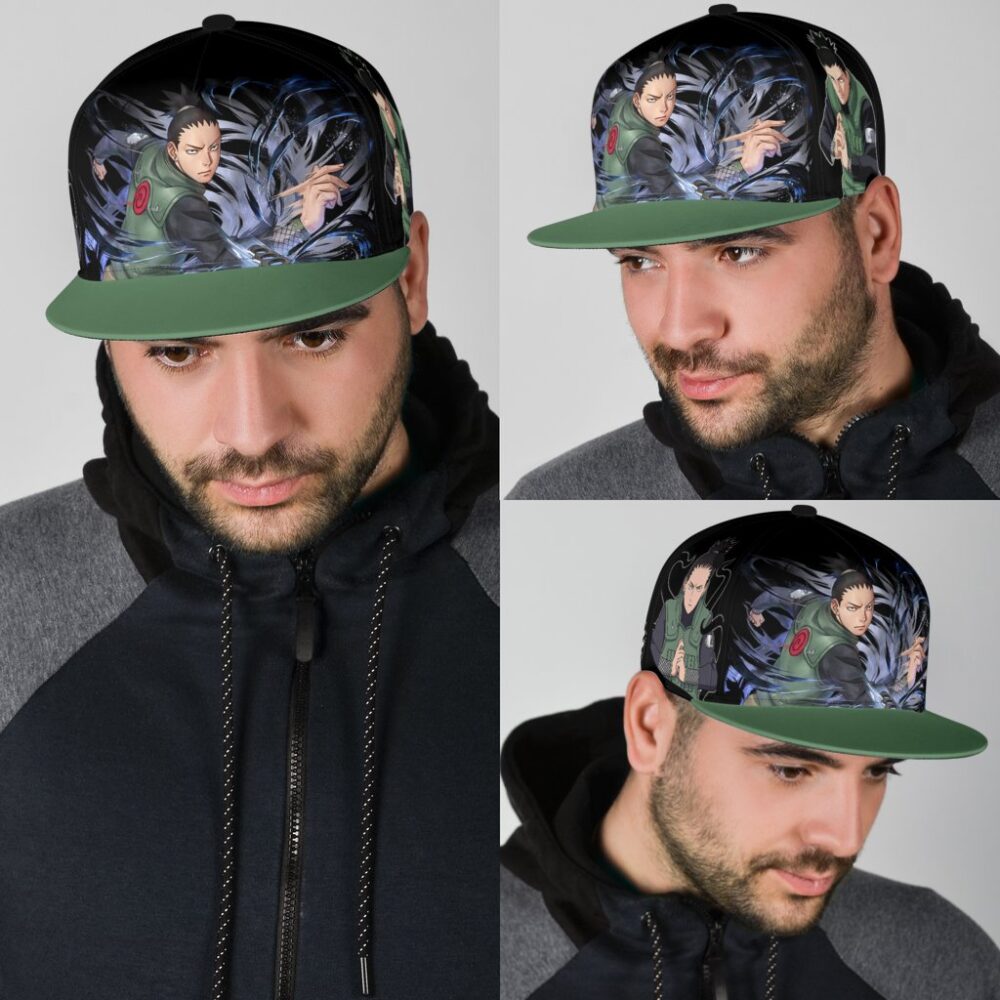 Nara Shikamaru Snapback Hat Naruto Custom Anime Hat