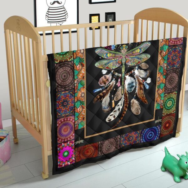 native dragonfly dreamcatcher quilt blanket bedding decor idea tqnt0