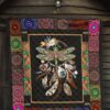 native dragonfly dreamcatcher quilt blanket bedding decor idea x7kfn