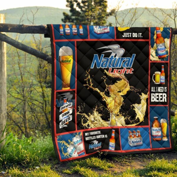 natural light quilt blanket all i need is beer gift idea tv4rw