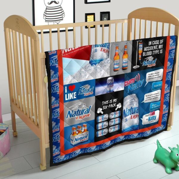 natural light quilt blanket funny gift for beer lover 9cc5u