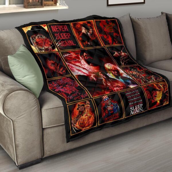 never sleep again nightmare quilt blanket funny gift idea js1fi