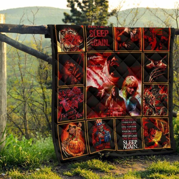 never sleep again nightmare quilt blanket funny gift idea sbfnz