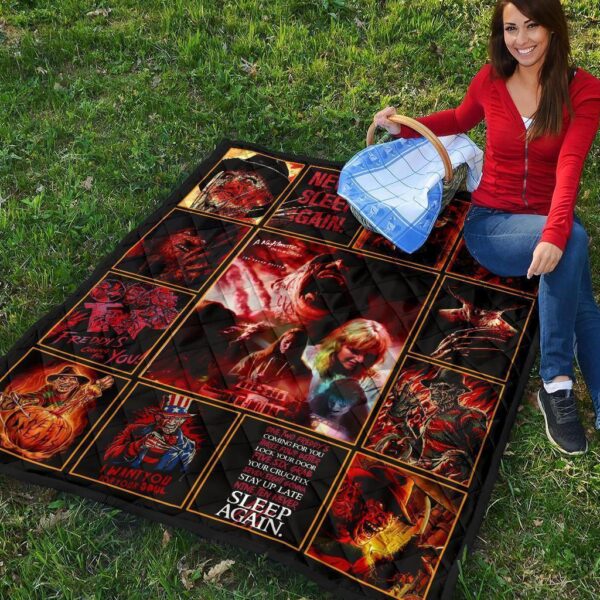 never sleep again nightmare quilt blanket funny gift idea yx9vq