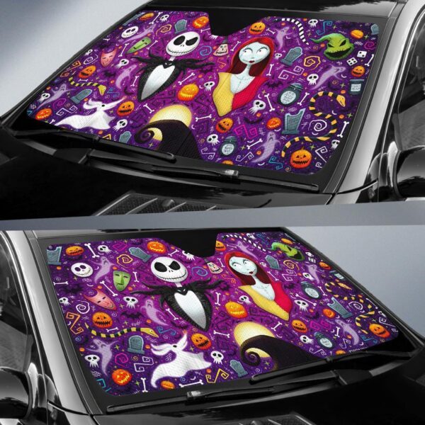 nightmare before christmas auto sun shade custom car windshield accessories o5tky