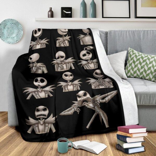 nightmare before christmas blanket jack skellington premium fleece blanket gbuoq