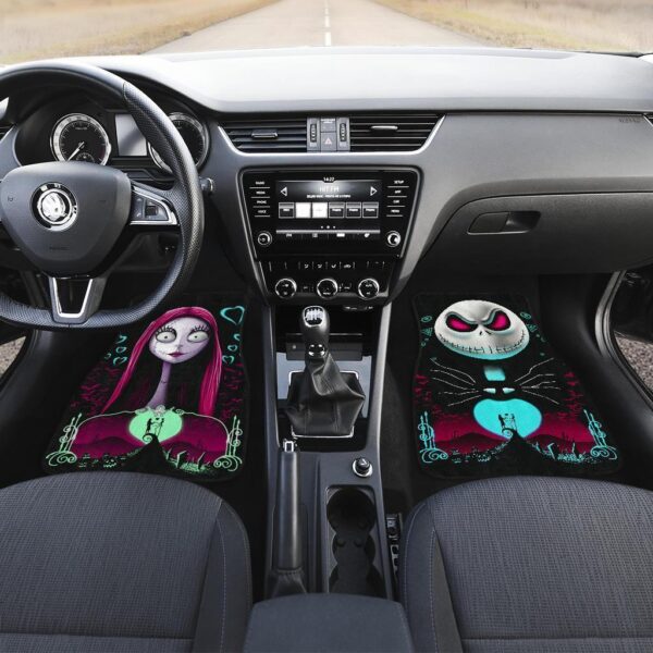 nightmare before christmas car floor mats jack and sally dn movie car floor mats nbcfm17 tnm7u