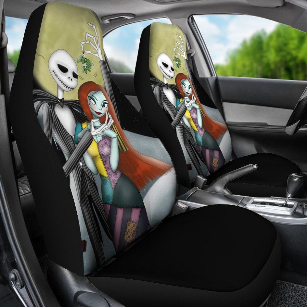 Nightmare Before Christmas Car Seat Covers | Jack Nightmare Before Christmas Cartoon Car Seat Covers NBCCS062