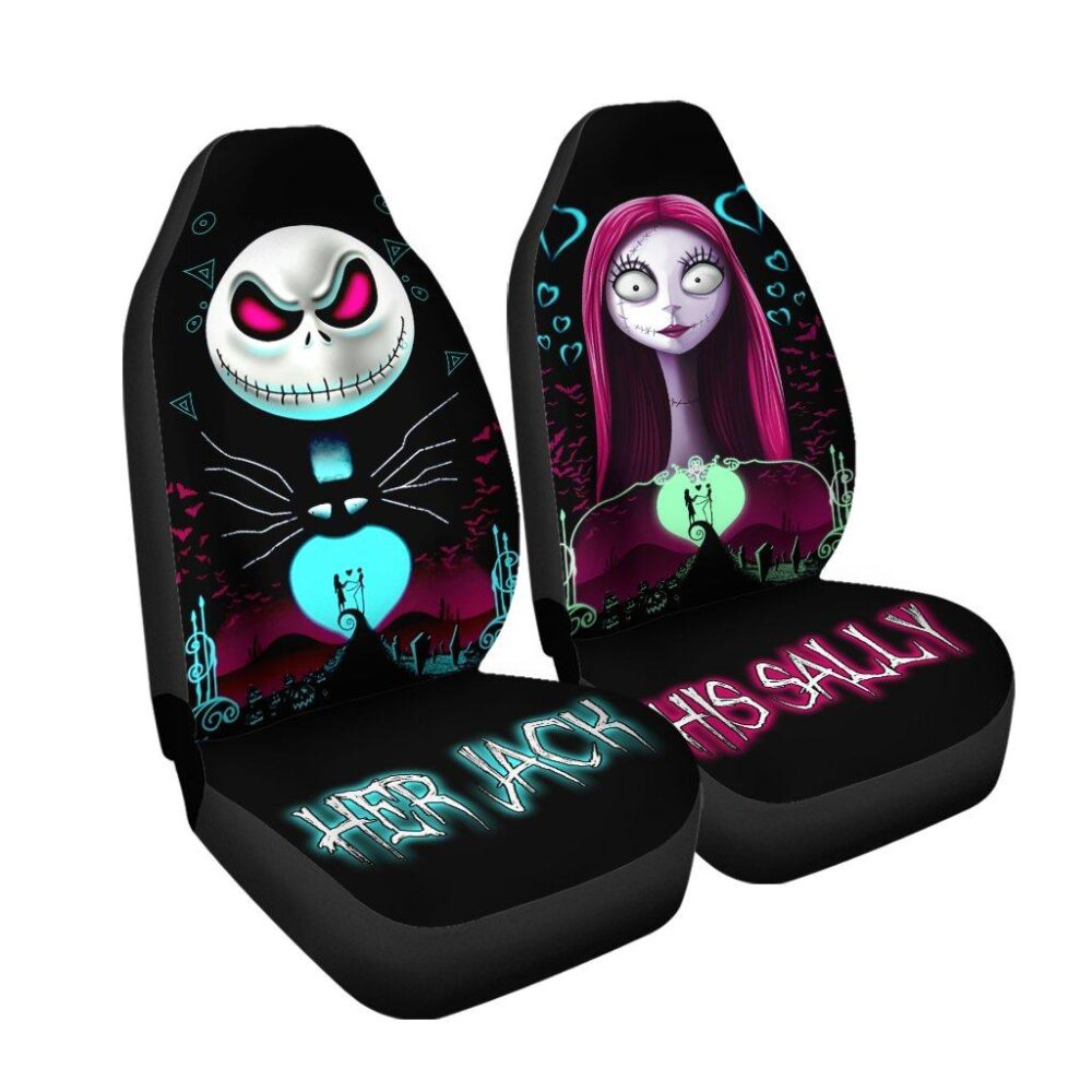 Nightmare Before Christmas Car Seat Covers | Jack & Sally Love Seat Covers NBCCS025