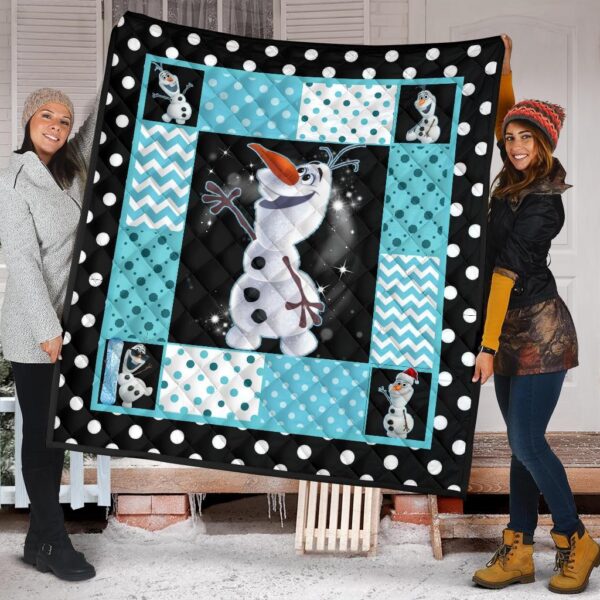 olaf quilt blanket cute gift idea for cartoon fan 6jcfa