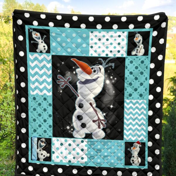 olaf quilt blanket cute gift idea for cartoon fan gbg6z