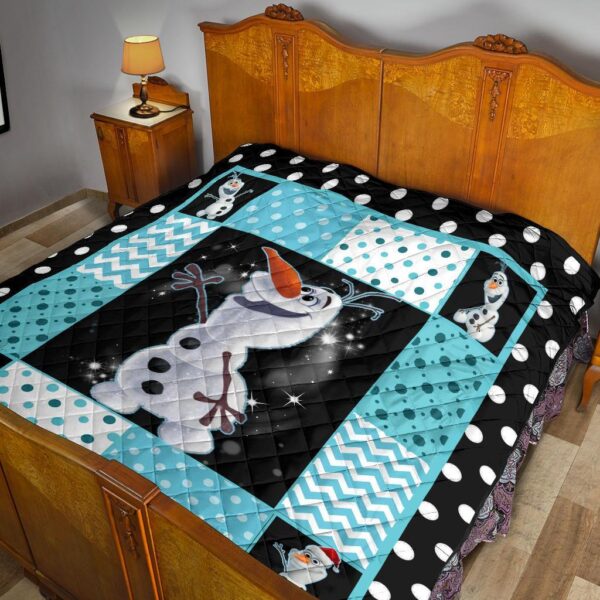 olaf quilt blanket cute gift idea for cartoon fan rdh0r