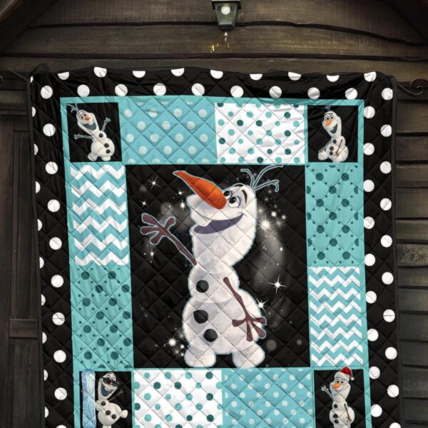 olaf quilt blanket cute gift idea for cartoon fan rnih0