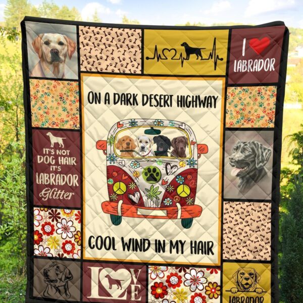 on dark desert hippie van labrador quilt blanket dog lover oko2u