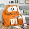 orange mm fleece blanket funny gift for mm lover fb005 anqnj