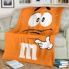 orange mm fleece blanket funny gift for mm lover fb005 szahz