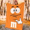 orange mm fleece blanket funny gift for mm lover fb005 tt4hz