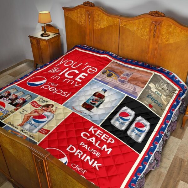 pepsi diet quilt blanket funny gift for soft drink lover ddiqw