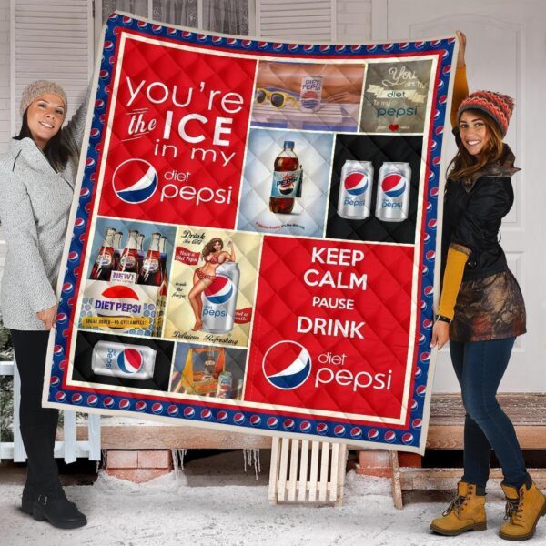 pepsi diet quilt blanket funny gift for soft drink lover nqyyc