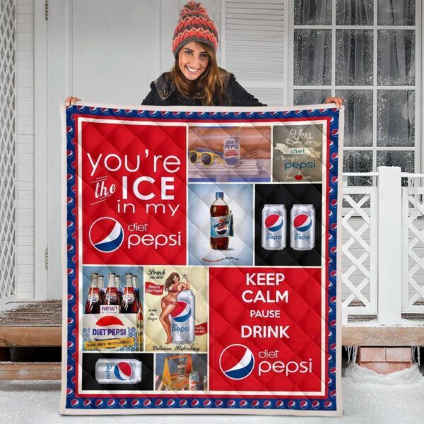 pepsi diet quilt blanket funny gift for soft drink lover parex