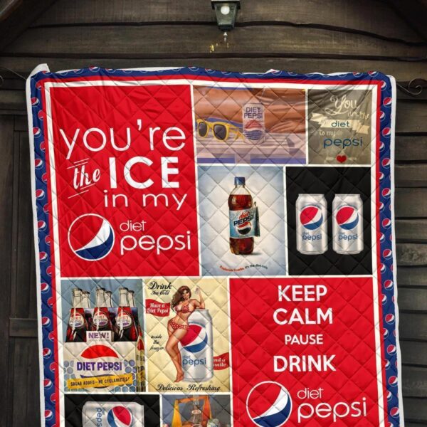 pepsi diet quilt blanket funny gift for soft drink lover znxuy