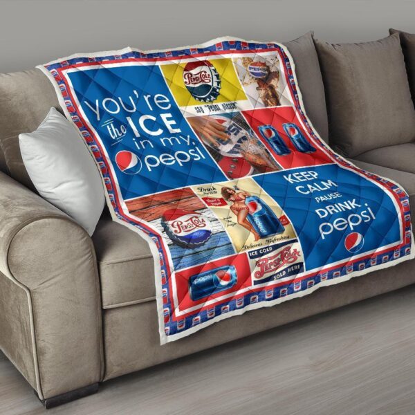 pepsi quilt blanket funny gift for soft drink lover 7velu