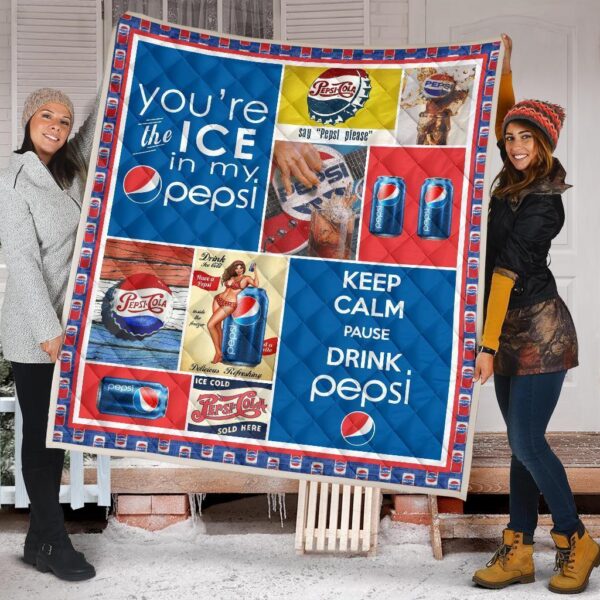 pepsi quilt blanket funny gift for soft drink lover b15k0