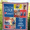 pepsi quilt blanket funny gift for soft drink lover dvpq8