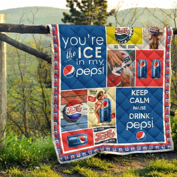 pepsi quilt blanket funny gift for soft drink lover pqxbi