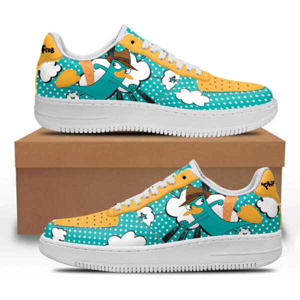 Perry Sneakers Custom Phineas and Ferb Shoes Perry Sneakers Custom Phineas and Ferb Shoes