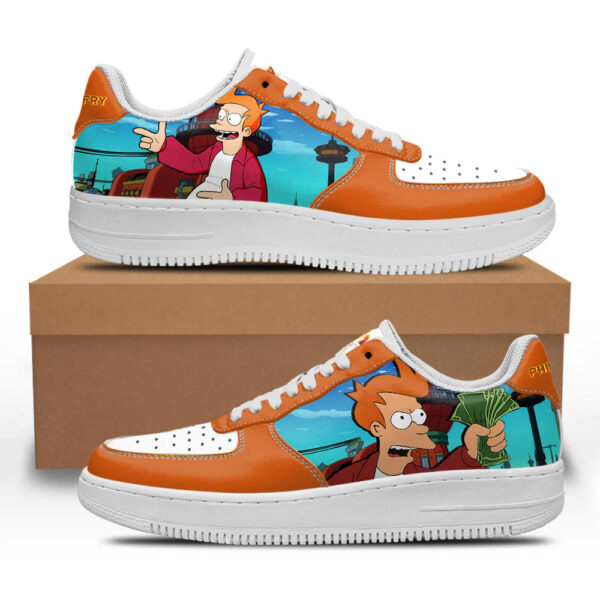 Philip J. Fry Futurama Custom Sneakers Philip J. Fry Futurama Custom Sneakers