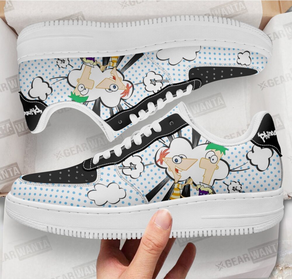 Phineas and Ferb Sneakers Custom Shoes