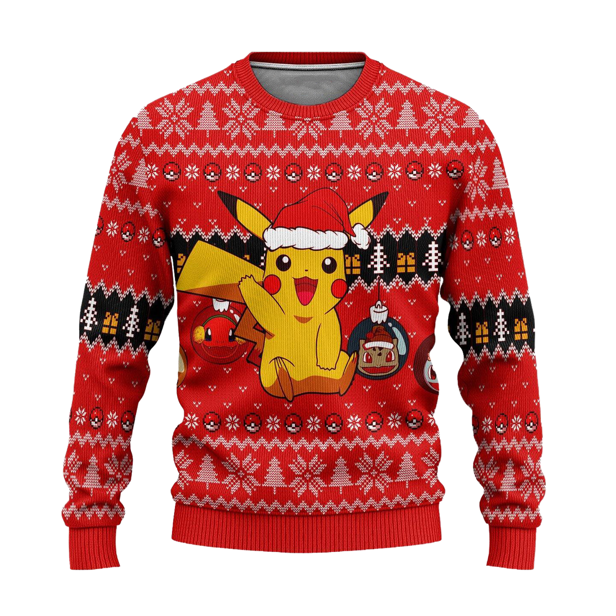 Pikachu Pokemon Ugly Christmas Sweater Anime Xmas Gift