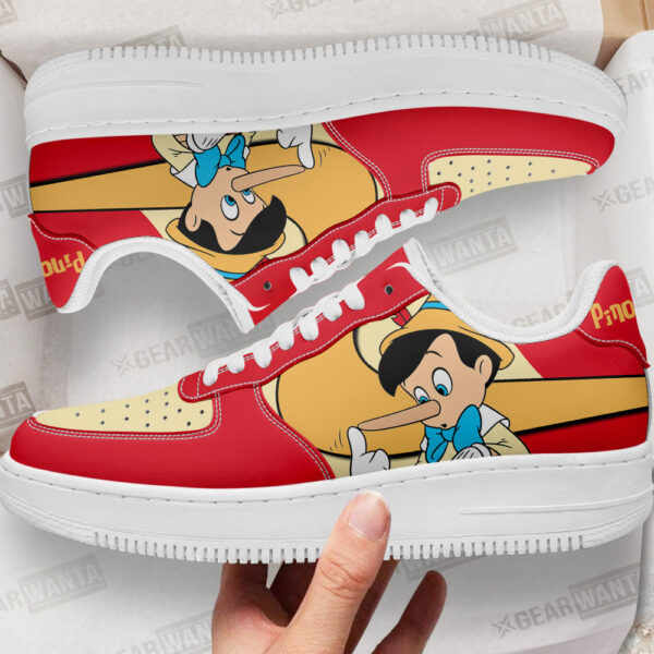 pinocchio custom cartoon sneakers gvke0