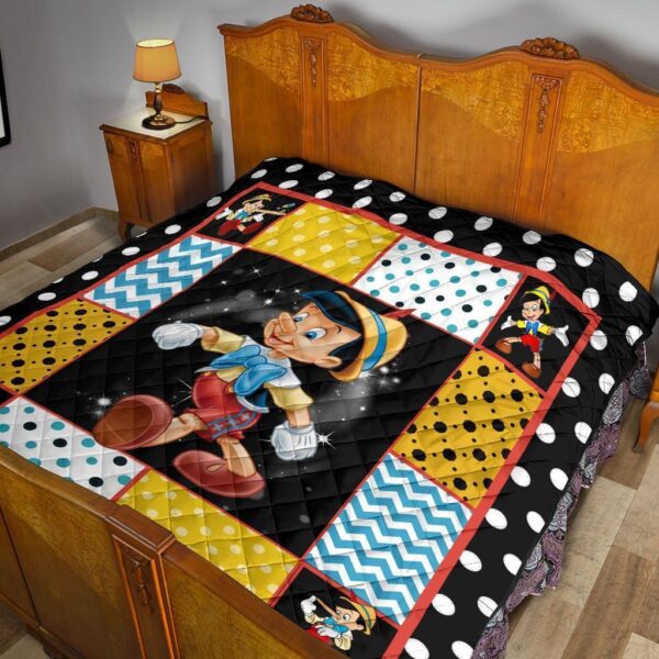 pinocchio quilt blanket cartoon fan gift idea o4t8u