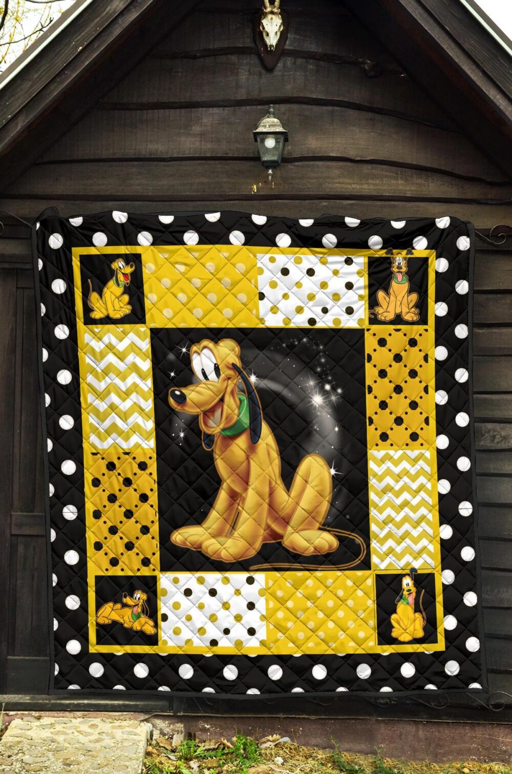 Pluto Quilt Blanket Cute Cartoon Fan Gift Idea