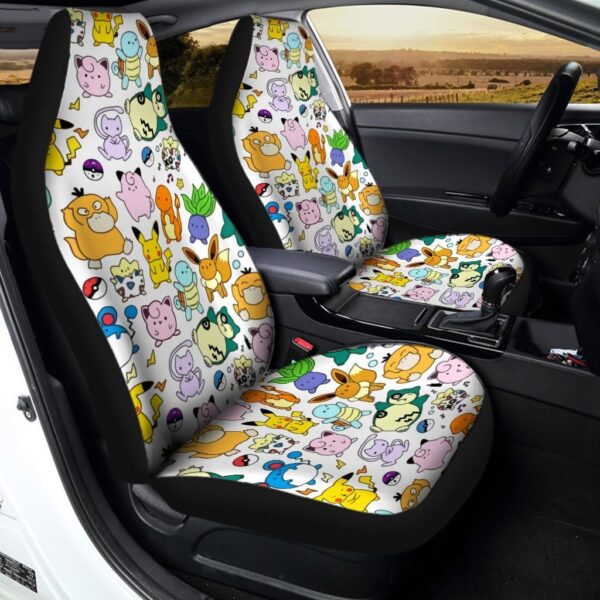 pokemon chibi pattern car seat covers pkmcsc14 tgzmk