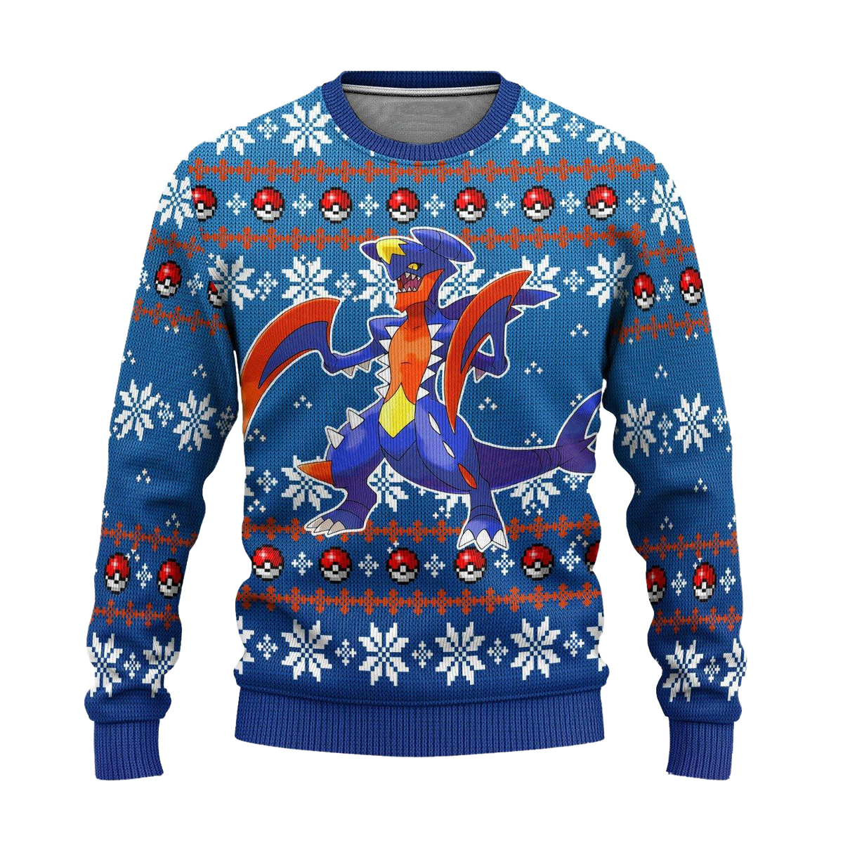 Pokemon Garchomp Anime Ugly Christmas Sweater Custom Sweatshirt Apparel