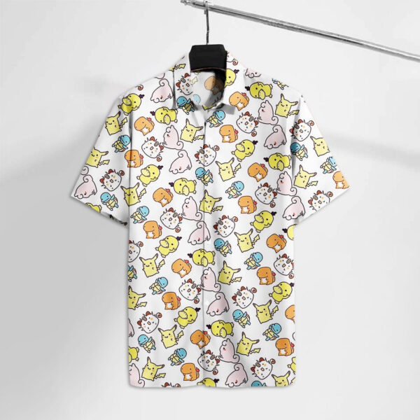 Pokemon Custom Button Up Hawaiian Shirt