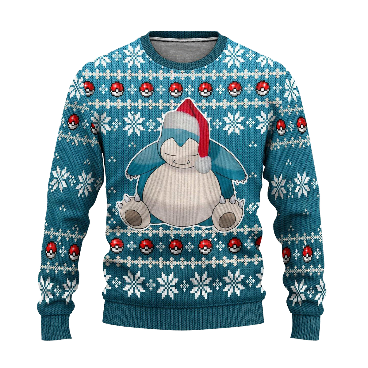 Pokemon Snorlax Anime Ugly Christmas Sweater Custom Sweatshirt Apparel