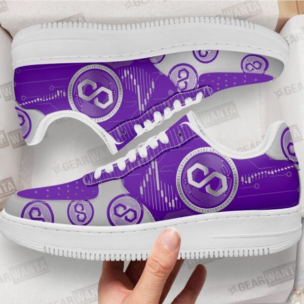 polygon matic shoes custom sneakers qjljz