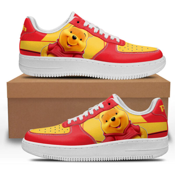 Pooh Custom Cartoon Sneakers For Fans