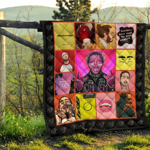 post malone quilt blanket amazing gift for music fan 0ukqv