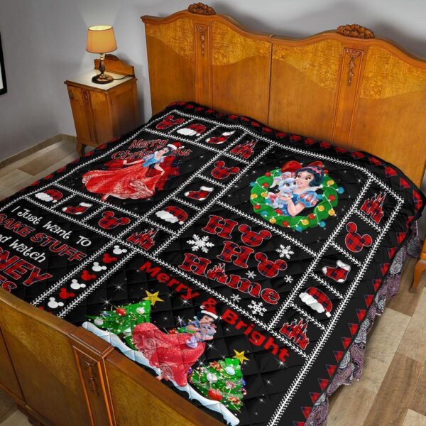 princess snow white christmas quilt blanket gift idea tzihh